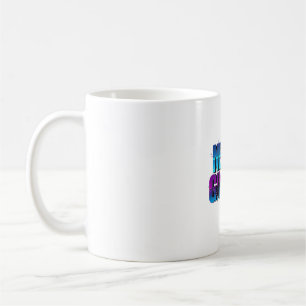 Geben Sie niemals den Glitch-Effekt auf Inspiratio Kaffeetasse
