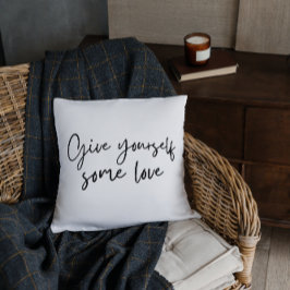 Geben Sie sich ein Liebe-Kissen Kissen