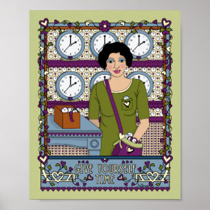 Geben Sie sich Zeit_A_8x10 Poster