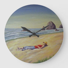 GEBEN SIE SICH ZUM MEER, DER HIMMEL GROßE WANDUHR