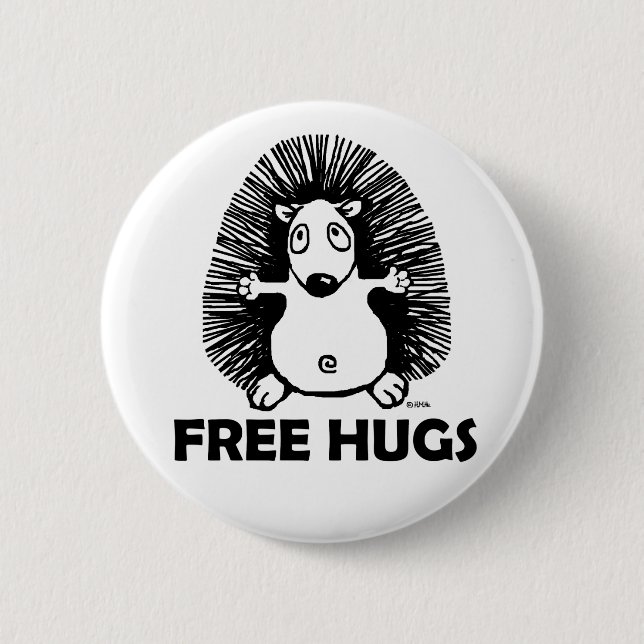 Geben Sie Umarmungen frei Button (Vorderseite)