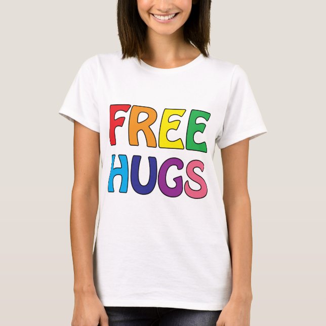 Geben Sie Umarmungen frei T-Shirt (Vorderseite)