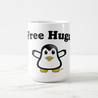 Geben Sie Umarmungenpenguin-Kaffee-Tasse frei Kaffeetasse
