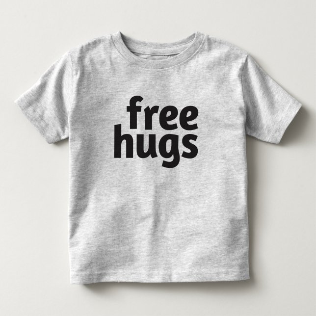 Geben Sie Umarmungs-Kleinkind-Geldstrafe-Jersey-T Kleinkind T-shirt (Vorderseite)