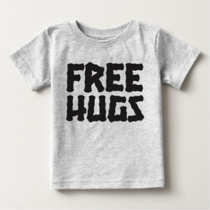 Geben Sie Umarmungs-Kleinkind-langen Hülsen-T - Baby T-shirt