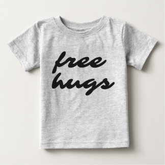 Geben Sie Umarmungs-Kleinkind-langen Hülsen-T - Baby T-shirt