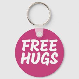 Geben Sie Umarmungs-Knopf Keychain frei Schlüsselanhänger