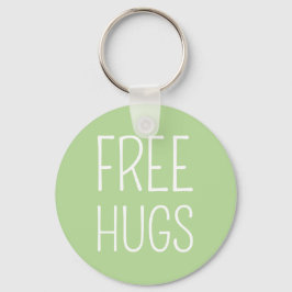 Geben Sie Umarmungs-Knopf Keychain frei Schlüsselanhänger