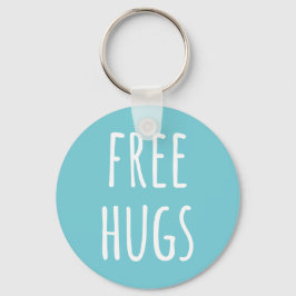 Geben Sie Umarmungs-Knopf Keychain frei Schlüsselanhänger