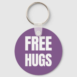 Geben Sie Umarmungs-Knopf Keychain frei Schlüsselanhänger