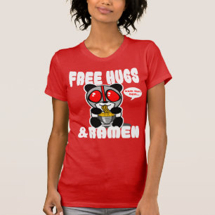 GEBEN SIE UMARMUNGS-U. RAMEN-T-SHIRT FREI T-Shirt