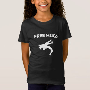 Geben Sie Umarmungs-Wrestling-Geschenk frei T-Shirt