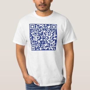 Geben Sie URL sofort generierten QR-Code ein Nav T-Shirt