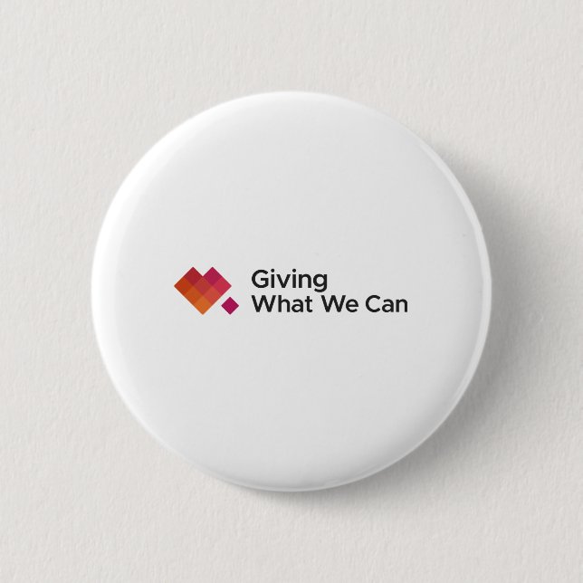 Geben, was wir Logo-weit geben können Button (Vorderseite)