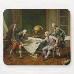 Gebende Anweisungen Louis XVI zum La Perouse Mousepad