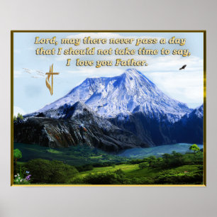 Gebet-christliche Plakate
