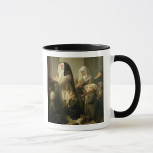 Gebet der Kinder, die unter Scherpilzflechte Tasse