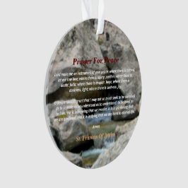 Gebet des Friedens Ornament