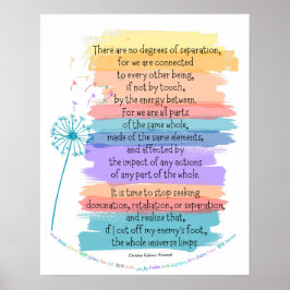 Gebet des Friedens Poster