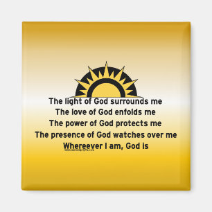 Gebet des Schutzes Magnet