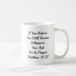 GEBET (DESIGNIERE DEINE EIGENE TASSE) KAFFEETASSE