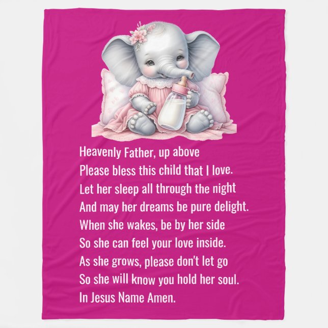 Gebet - Fleece Blanket, 60"x80" (Vorderseite)