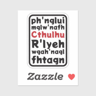 Gebet für Cthulhu Aufkleber