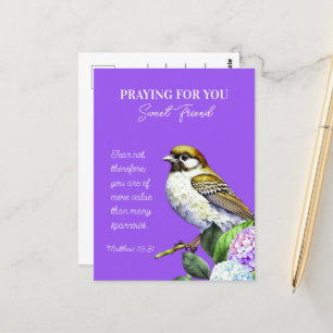 Gebet für dich Liebling Postkarte