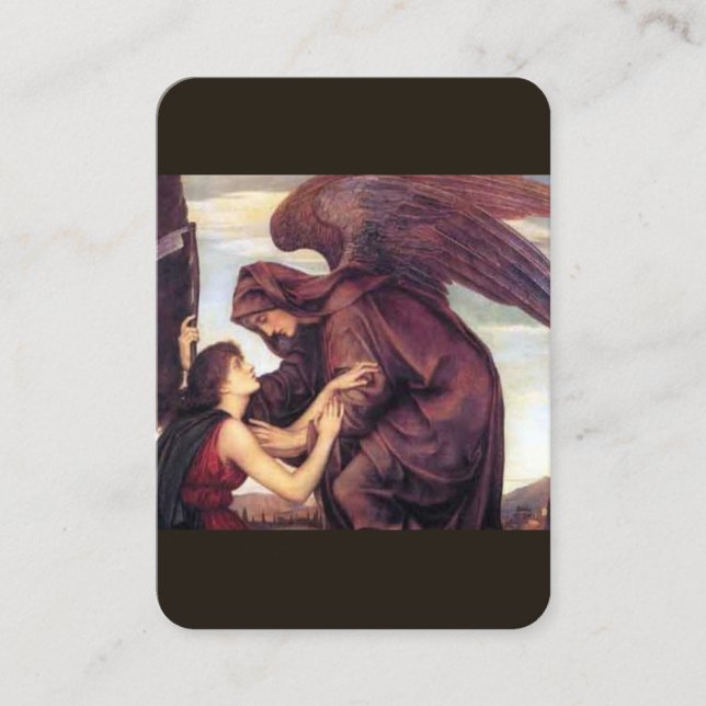 Gebet für die Dying Prayer Card Visitenkarte (Vorderseite)