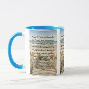 Gebet für die Engel Gottes Zwei-Tonen-Tasse Tasse