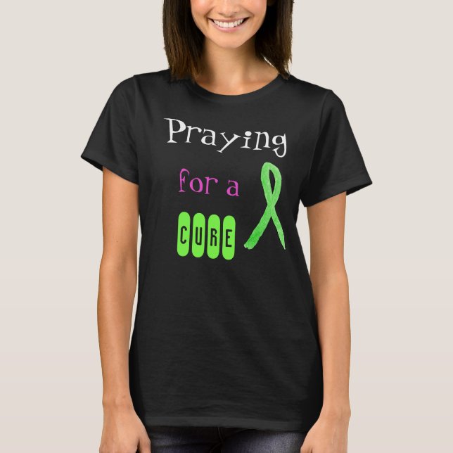 Gebet für eine Heilung, Lyme-Krankheit Sensibilisi T-Shirt (Vorderseite)