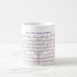 Gebet für göttliche Reinigung und Angleichung Kaffeetasse