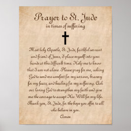Gebet für Heilung und Kraft Poster