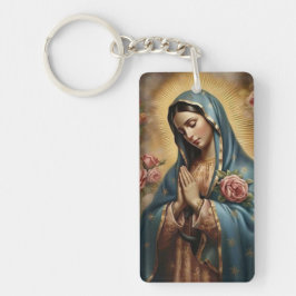 Gebet für unsere Dame von Guadalupe Schlüsselanhänger
