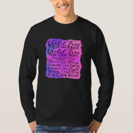 Gebet gegen das gewalttätige Feuer: Heilung von Ab T-Shirt