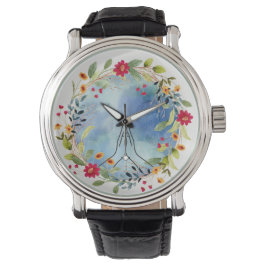 Gebet Hände Aquarell Armbanduhr