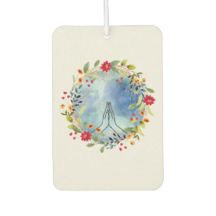 Gebet Hände Aquarell Autolufterfrischer