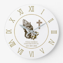 Gebet Hände und Kreuz Personalisierter Kirchenglau