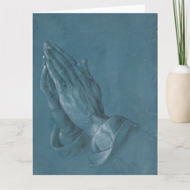 Gebet Hände von Albrecht Durer Karte (Vorderseite)