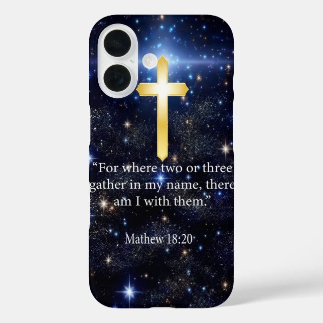 Gebet iPhone 16 Hülle (Rückseite)