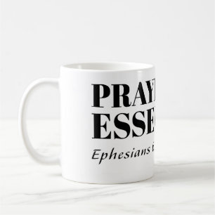 Gebet ist eine wesentliche Tasse