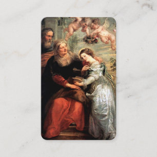Gebet kardiert   St Anne u. St. Joachim Visitenkarte
