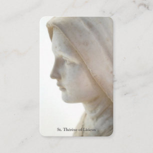 Gebet kardiert   St. Thérèse von Lisieux Visitenkarte
