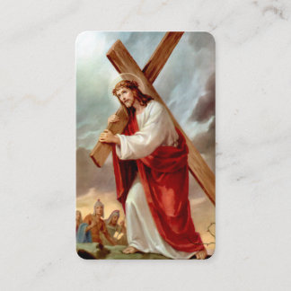 Gebet kardiert |, welches das Kreuz 010 trägt Visitenkarte