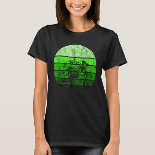 Gebet Mantis Retro Vintag grünes Mantis Insekt B T-Shirt