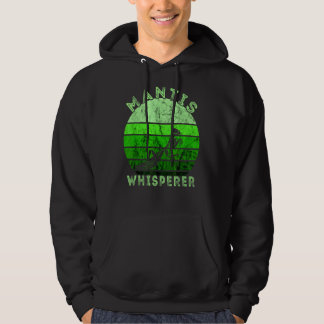 Gebet Mantis Whisperer Retro Vintage grüne Insec Hoodie