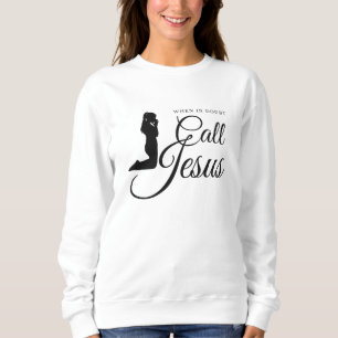 Gebet Religion Jesus Glaube Christlich Sweatshirt