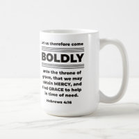 Gebet Tasse Bible Verse Hebrew 4:16 KJV