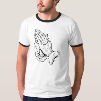 Gebet übergibt grundlegenden der Wecker-T - Shirt