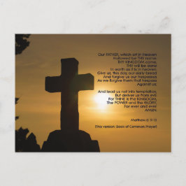 Gebet - unser Vater (Pater Noster) Postkarte